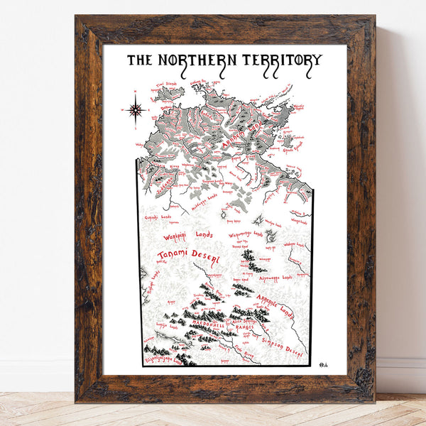 The Northern Territory Map
