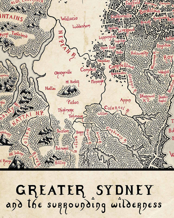 Greater Sydney and the Surrounding Wilderness