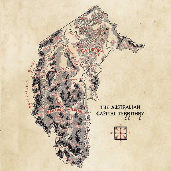 The Australian Capital Territory Map