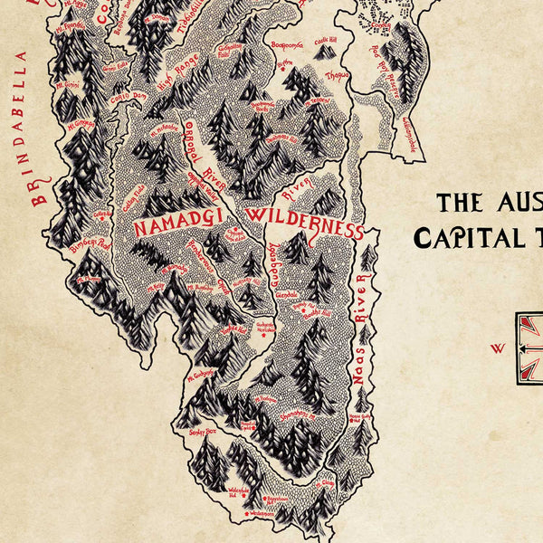 The Australian Capital Territory Map
