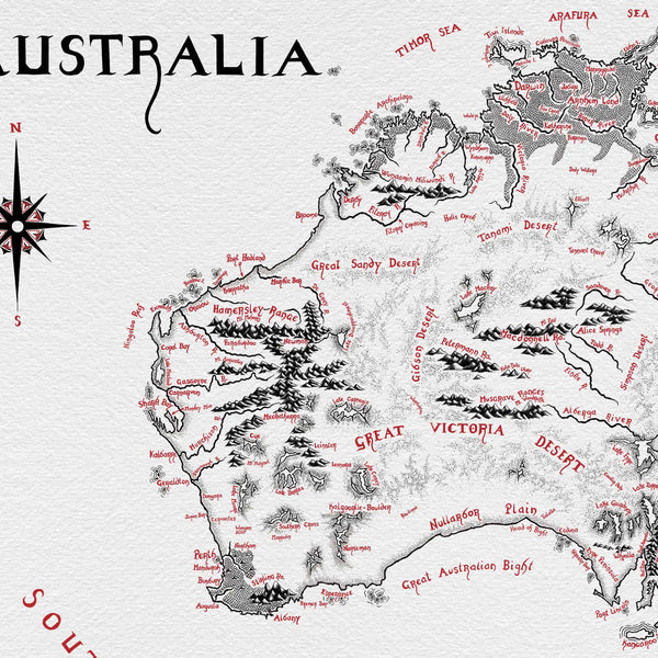 Limited Edition: Australia Map