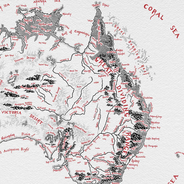 Limited Edition: Australia Map