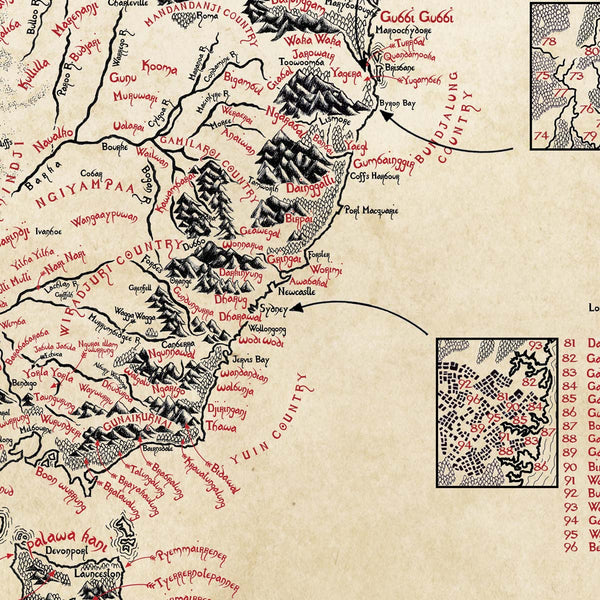 First Nations of Australia Map