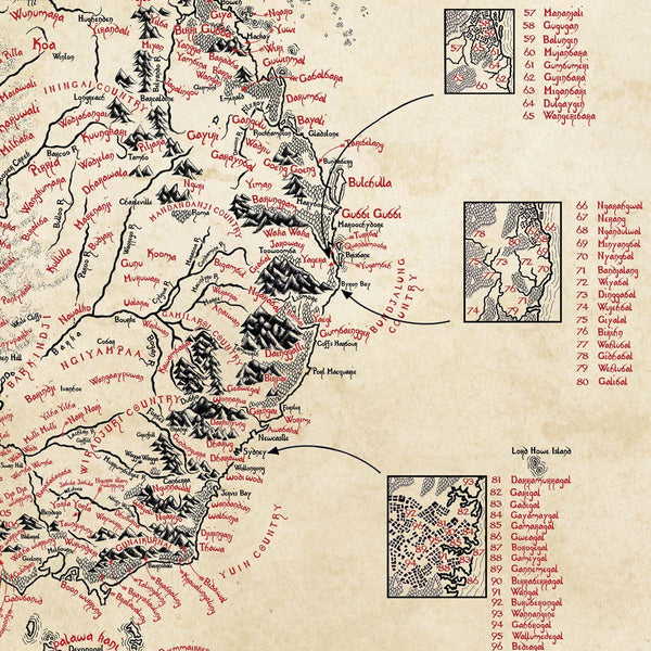 First Nations of Australia Map