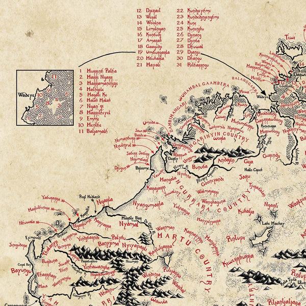 First Nations of Australia Map