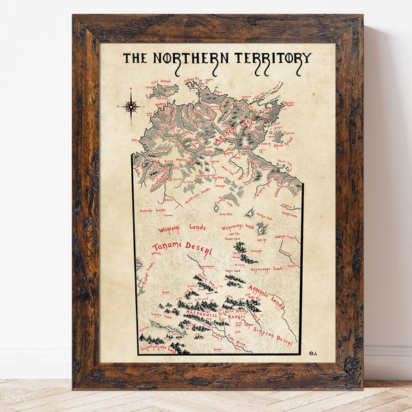 The Northern Territory Map