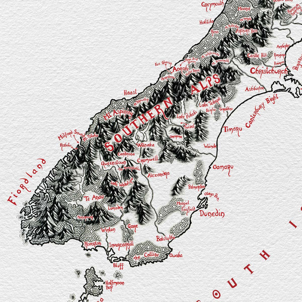 Limited Edition: New Zealand Map