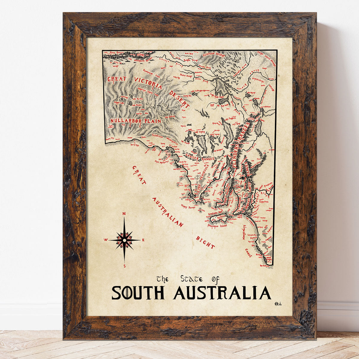 South Australia Map l Wildwood Maps