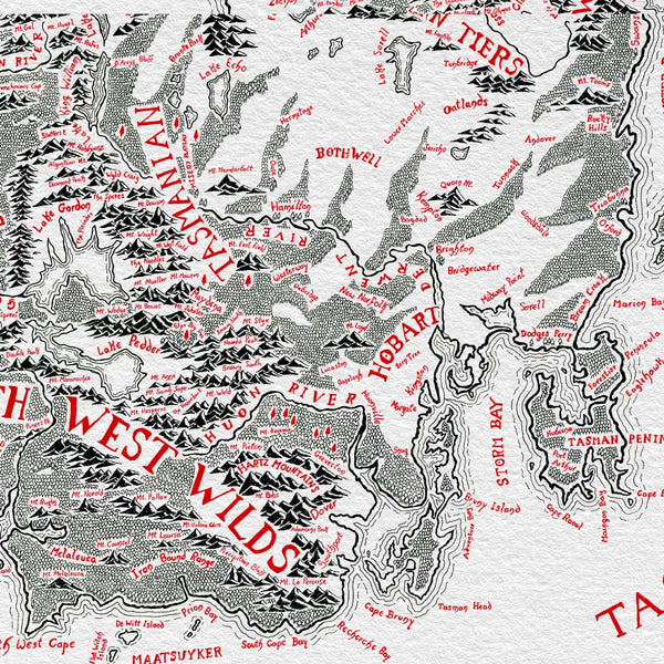 Tasmania Map