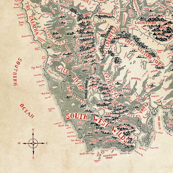 Tasmania Map