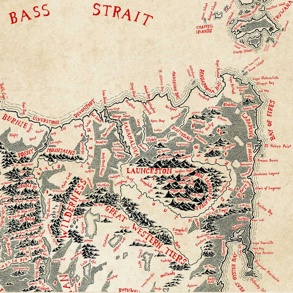 Tasmania Map