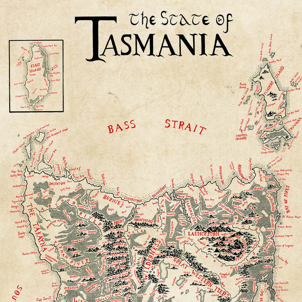Tasmania Map