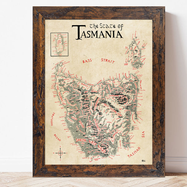 Tasmania Map