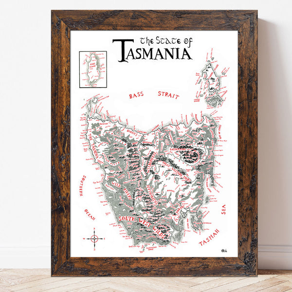 Tasmania Map