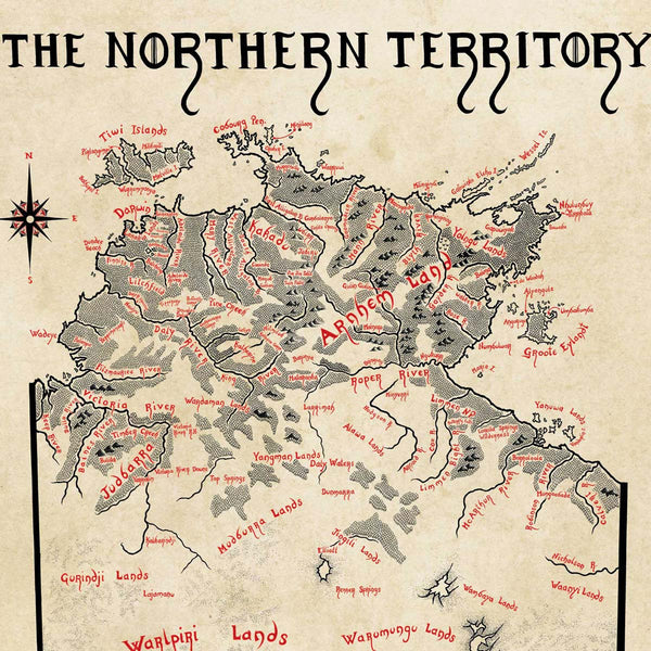 The Northern Territory Map