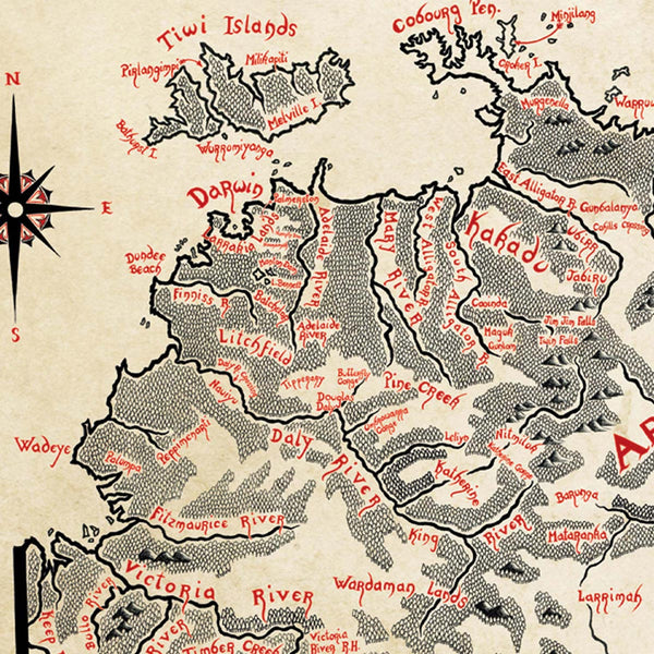 The Northern Territory Map